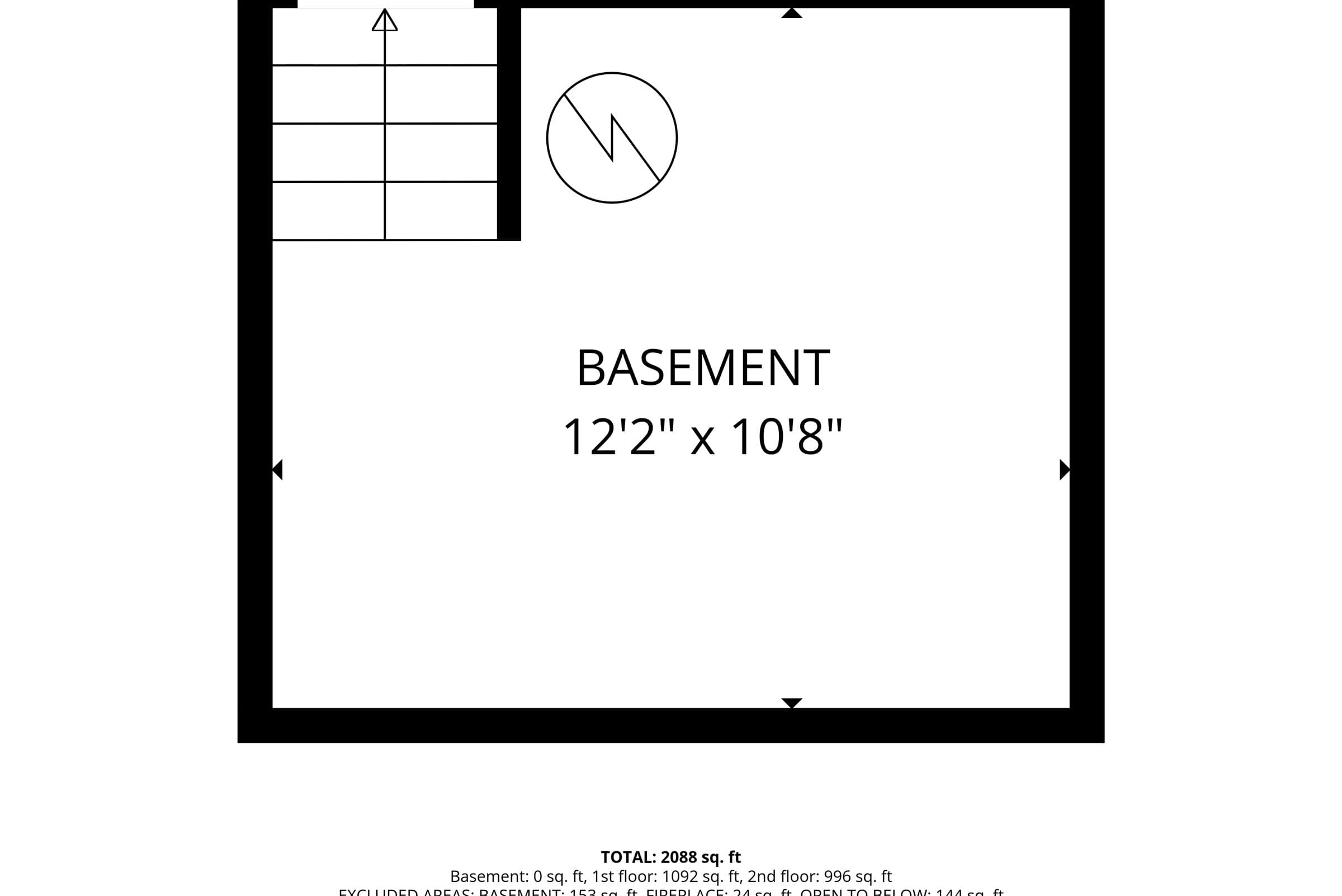 Basement layout of 707 Genteman Rd